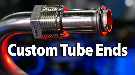 Custom ends for tubes